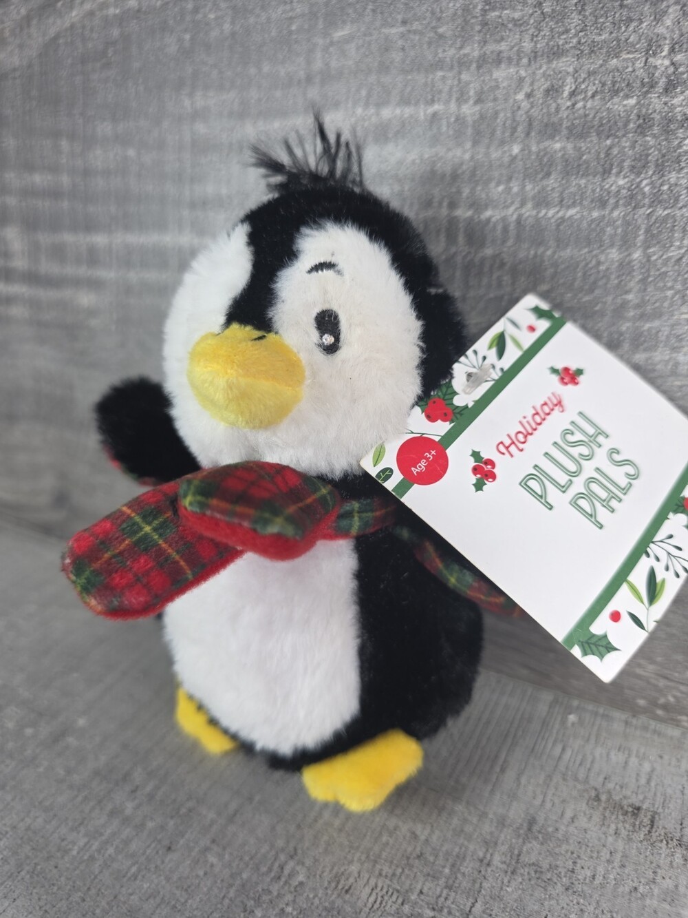 Plush Pals Christmas Penguin 5" Plush Toy Holiday Stuffed Animal New b254